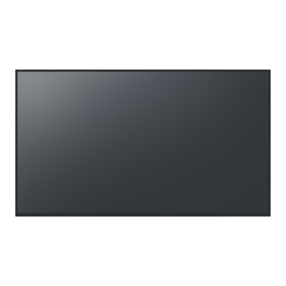 Panasonic TH-65SF2U Manual De Instrucciones