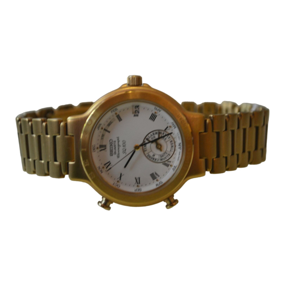 Seiko 6M25 Manual De Instrucciones