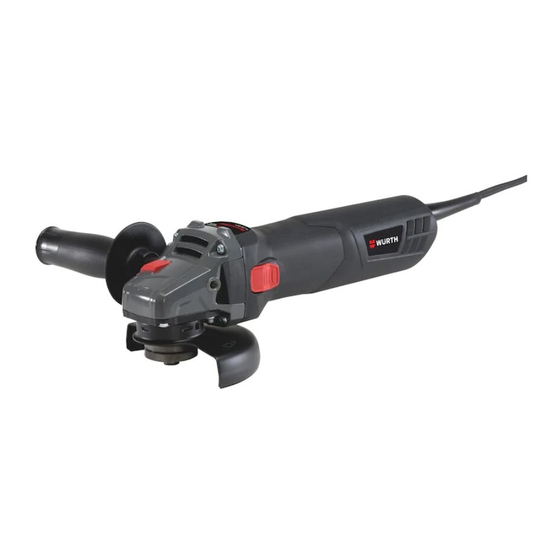 Würth EWS 10-125 COMPACT Traducción Del Manual De Instrucciones De Servicio Original