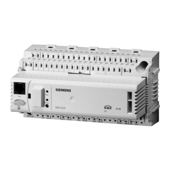 Siemens Synco 700 Serie Manuales