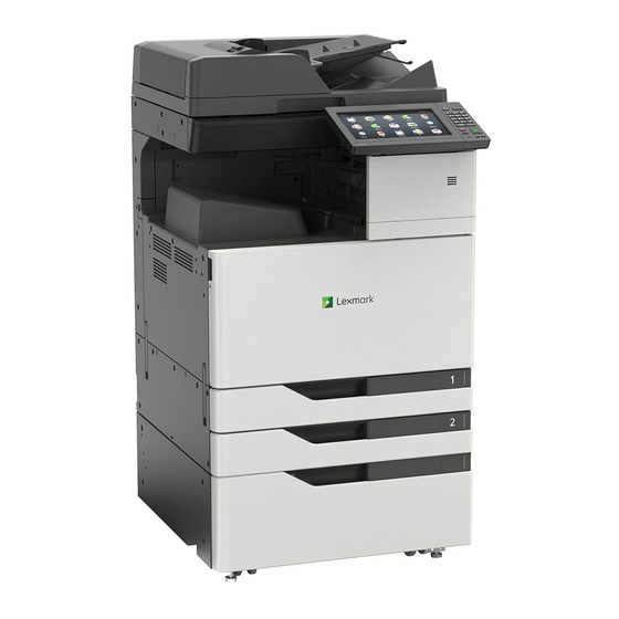 Lexmark CX920 Guia Del Usuario