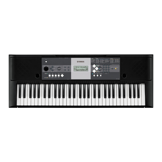 Yamaha PSR-E233 Manuales