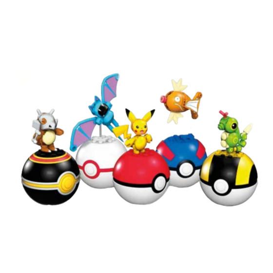 Mega Construx POKEMON TRAINER PACK Manual De Instrucciones