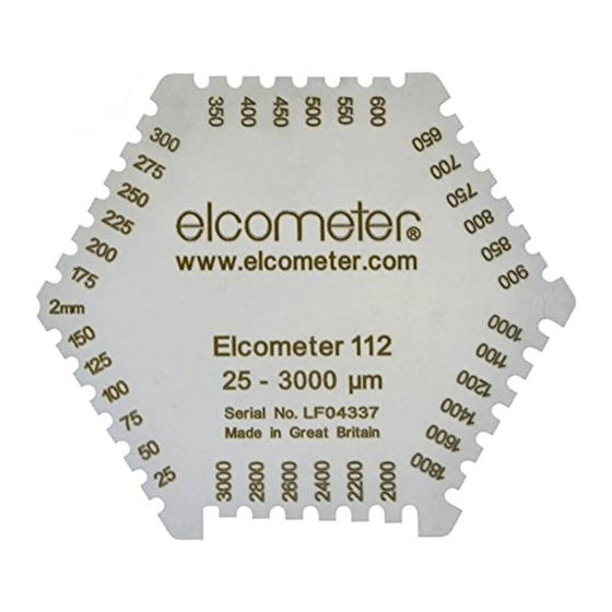 Elcometer 112 Guia Del Usuario