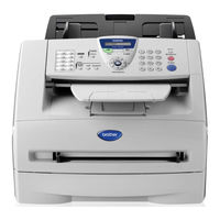 Brother FAX-2920 Manual Del Usuario