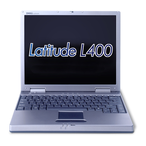 Dell Latitude L400 Guia Del Usuario