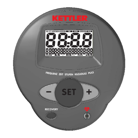 Kettler ST 2610-9 Manual Del Funcionamiento