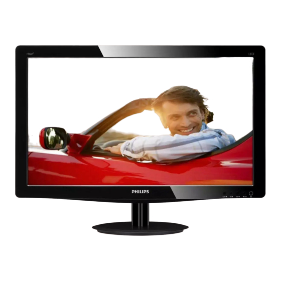 Philips 196V3L Manual De Usuario