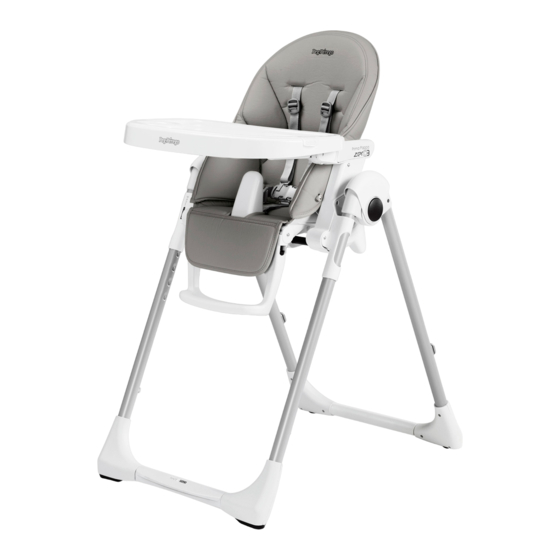 Peg-Perego prima pappa zero3 Instrucciones De Uso