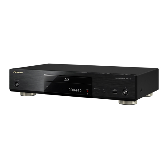 Pioneer BDP-LX55 Manual De Instrucciones
