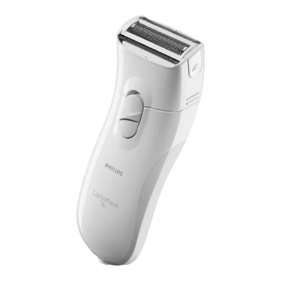 Philips Beauty Ladyshave HP6305 Manuales