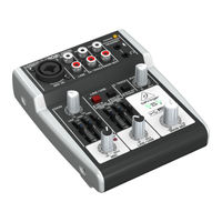 Behringer XENYX 302USB Guia De Inicio Rapido