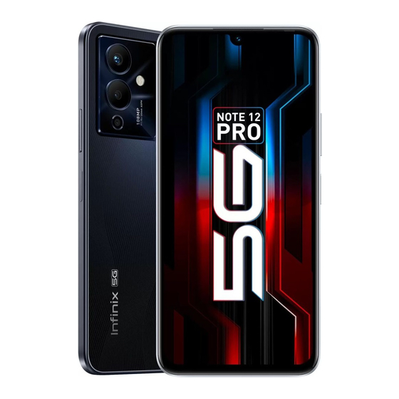 infinix NOTE 12 Pro 5G Manual De Instrucciones