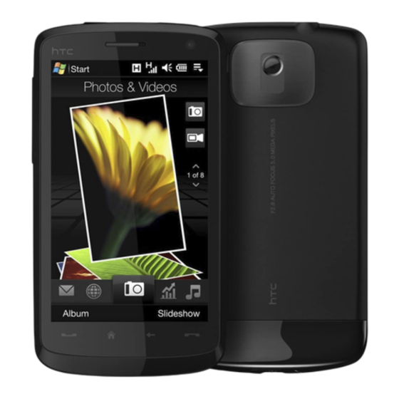 HTC Touch HD Manual De Usuario
