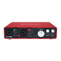 Focusrite Scarlett 6i6 Guía De Usuario