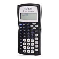 Texas Instruments TI-36X II Guia Del Usuario