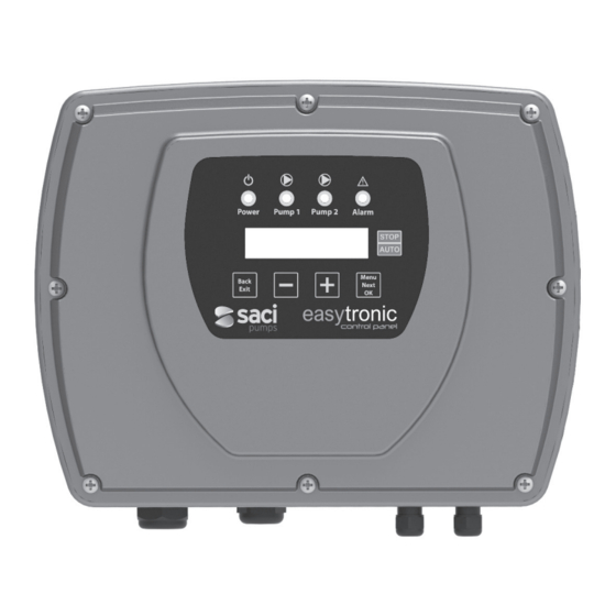 Saci pumps easytronic Manual De Instalación Y Mantenimiento