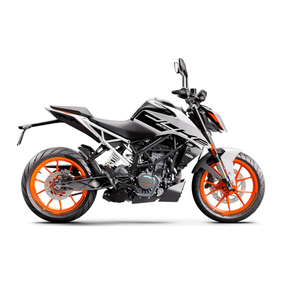 KTM 200 DUKE 2021 Manual De Instrucciones
