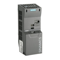 Siemens SINAMICS G120 CU240S Instrucciones De Servicio