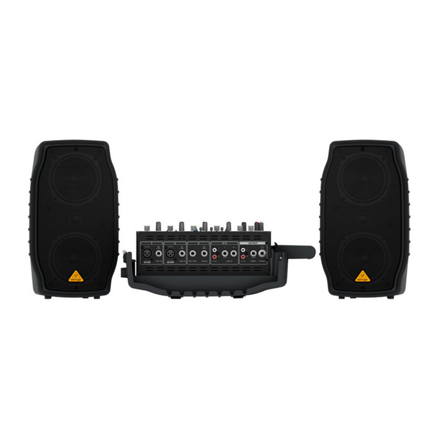 Behringer EUROPORT PPA200 Manual Del Usuario