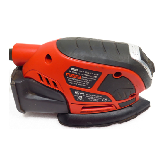 Black and Decker MOUSE MS800 Manual De Instrucciones