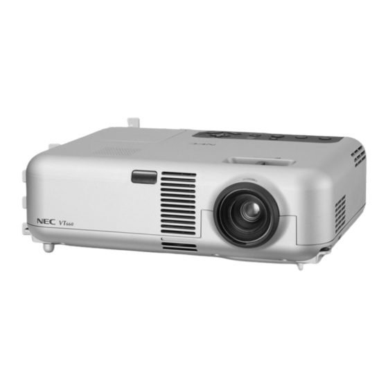NEC VT660 Manual Del Usuario