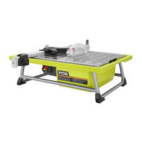 Ryobi WS722 Manual Del Operador