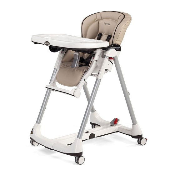 Peg-Perego prima pappa best Instrucciones De Uso