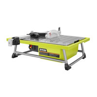 Ryobi WS722 Manual Del Usuario
