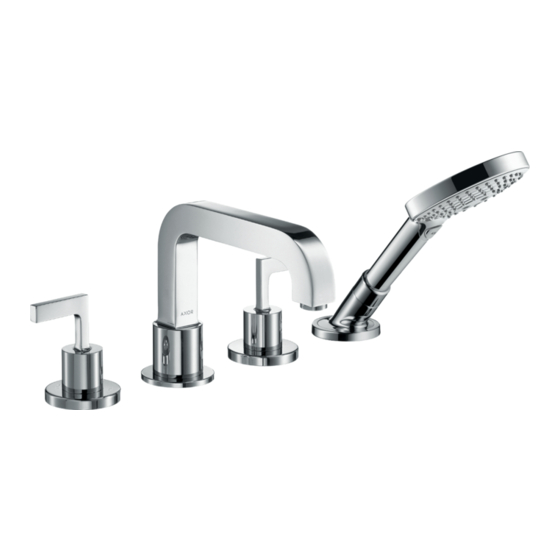 Hansgrohe Axor Citterio 394541 Serie Instrucciones De Montaje / Manejo / Garantía