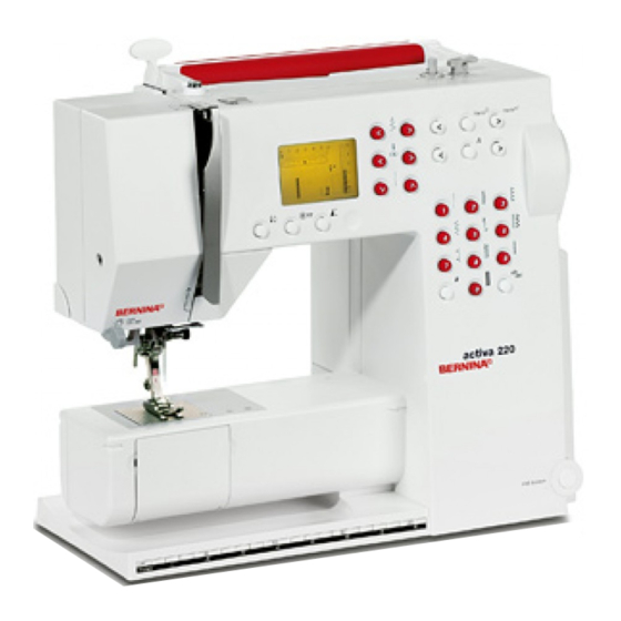 Bernina activa 220 Manuales