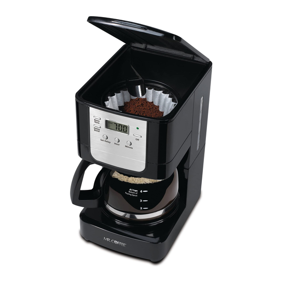 MrCoffee JW Serie Manual Del Usuario