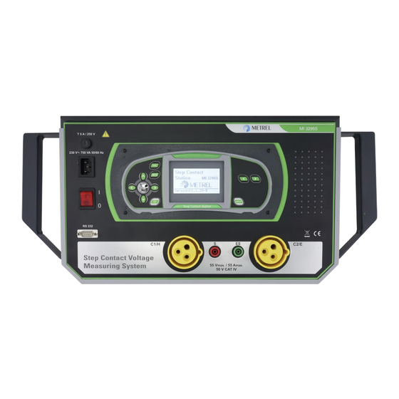 METREL MI 3295 Manual De Instrucciones