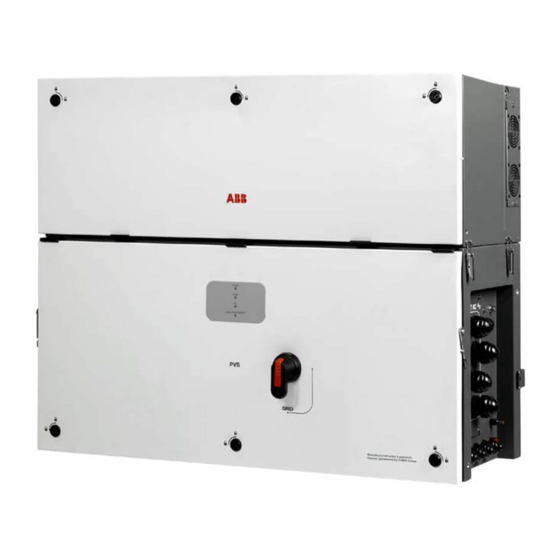 ABB PVS-100 Guía De Instalación Rápida