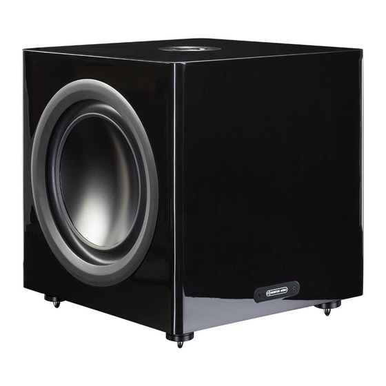 Monitor Audio PLW215 II Guía De Configuración Inicial