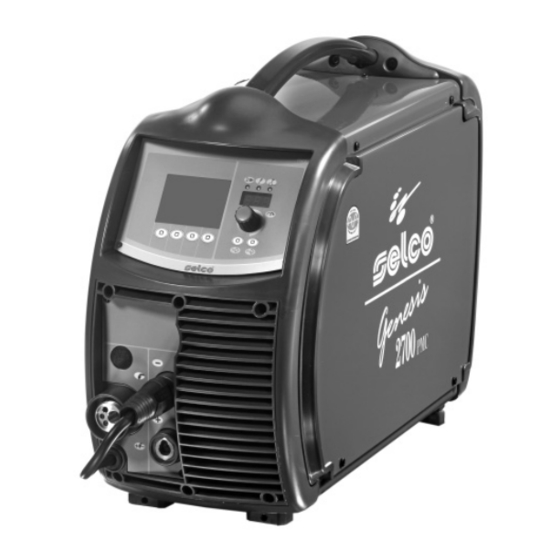 Selco Genesis 2700 PMC Instrucciones De Uso