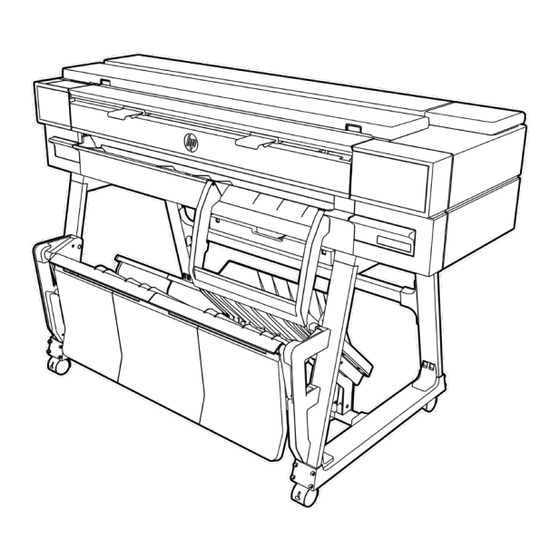 HP DesignJet T950 Serie Instrucciones De Montaje
