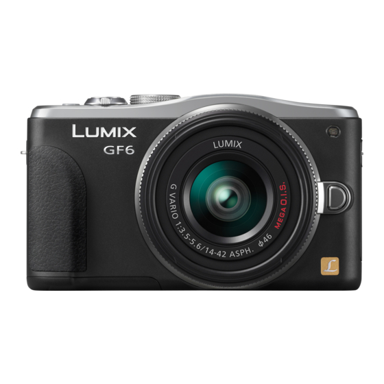 Panasonic Lumix DMC-GF6 Manuales