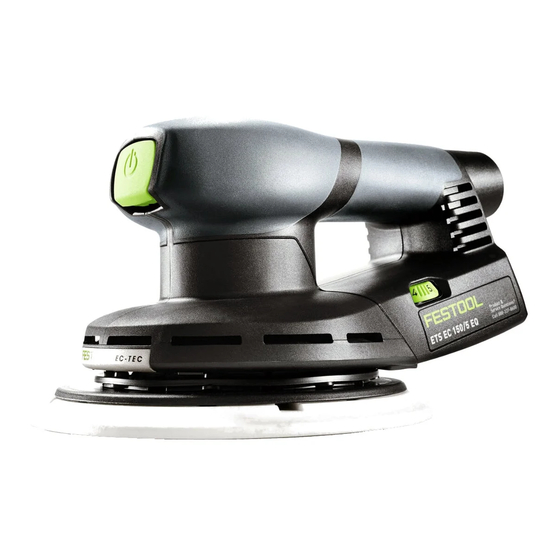 Festool ETS EC 150/3 EQ Manual De Instrucciones
