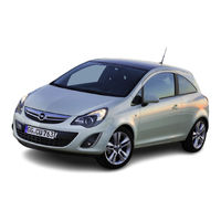 Opel corsa 2011 Manual De Instrucciones