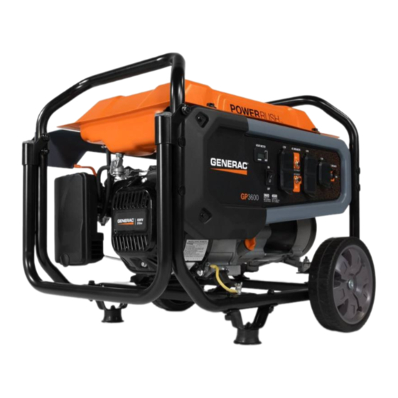 Generac G0079710 Manual Del Propietário