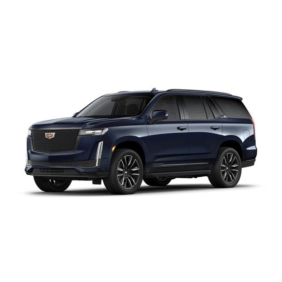 Cadillac Escalade 2021 Manual Del Propietário