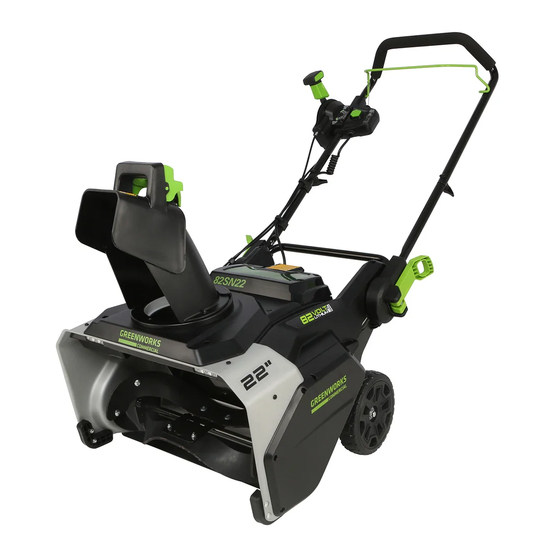 GreenWorks Commercial 82SN22 Manuales