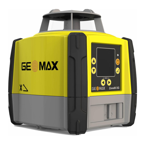 GeoMax Zone80 DG Guía Rápida