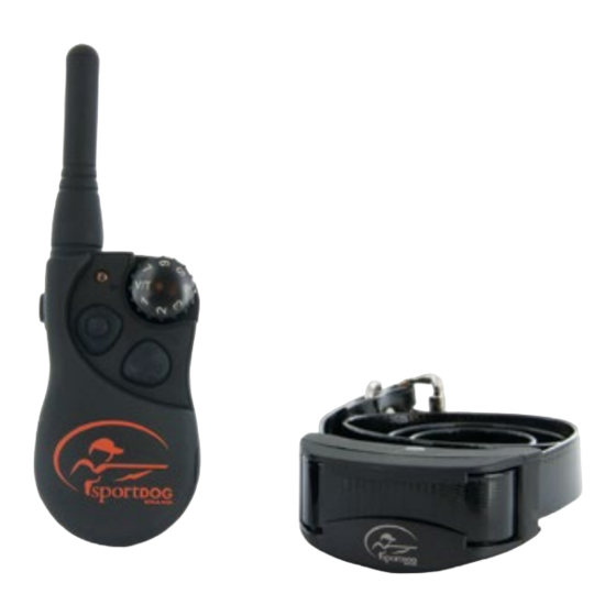 SportDOG SPORTTRAINER SD-825E Manual De Funcionamiento