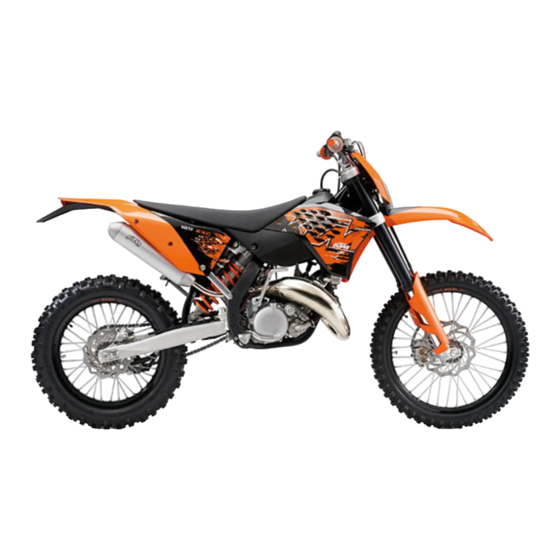 KTM 125 EXC 2008 Manual De Instrucciones