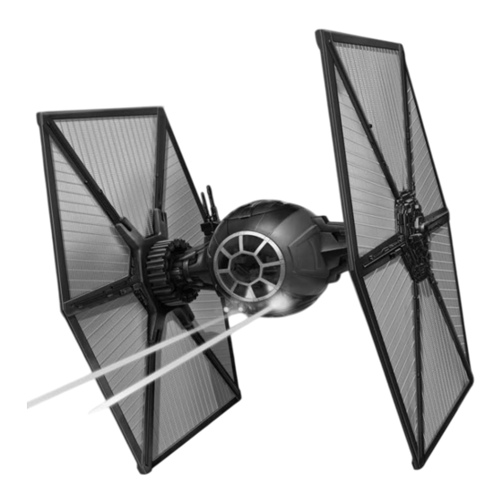REVELL FIRST ORDER SPECIAL FORCES TIE FIGHTER Manual De Instrucciones