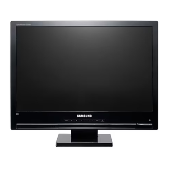 Samsung SyncMaster 225MD Manual De Instrucciones