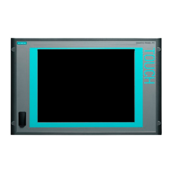 Siemens Simatic PC 477 Instrucciones De Servicio