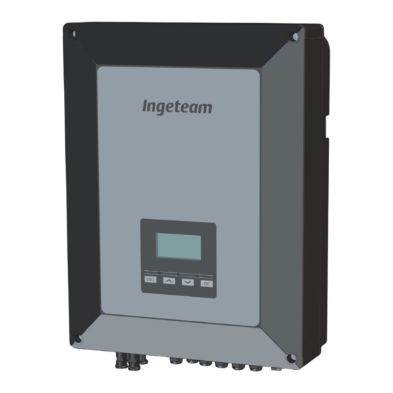 Ingeteam INGECON SUN 1Play TL M Serie Manual De Instalacion Y Uso